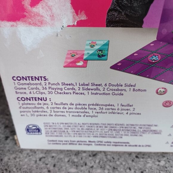 Board Games 8-in-1 Gabby's Dollhouse Kids Fun Toys - Picture 8 of 9